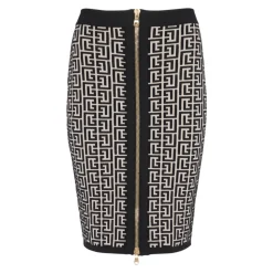 Monogram Knit Skirt