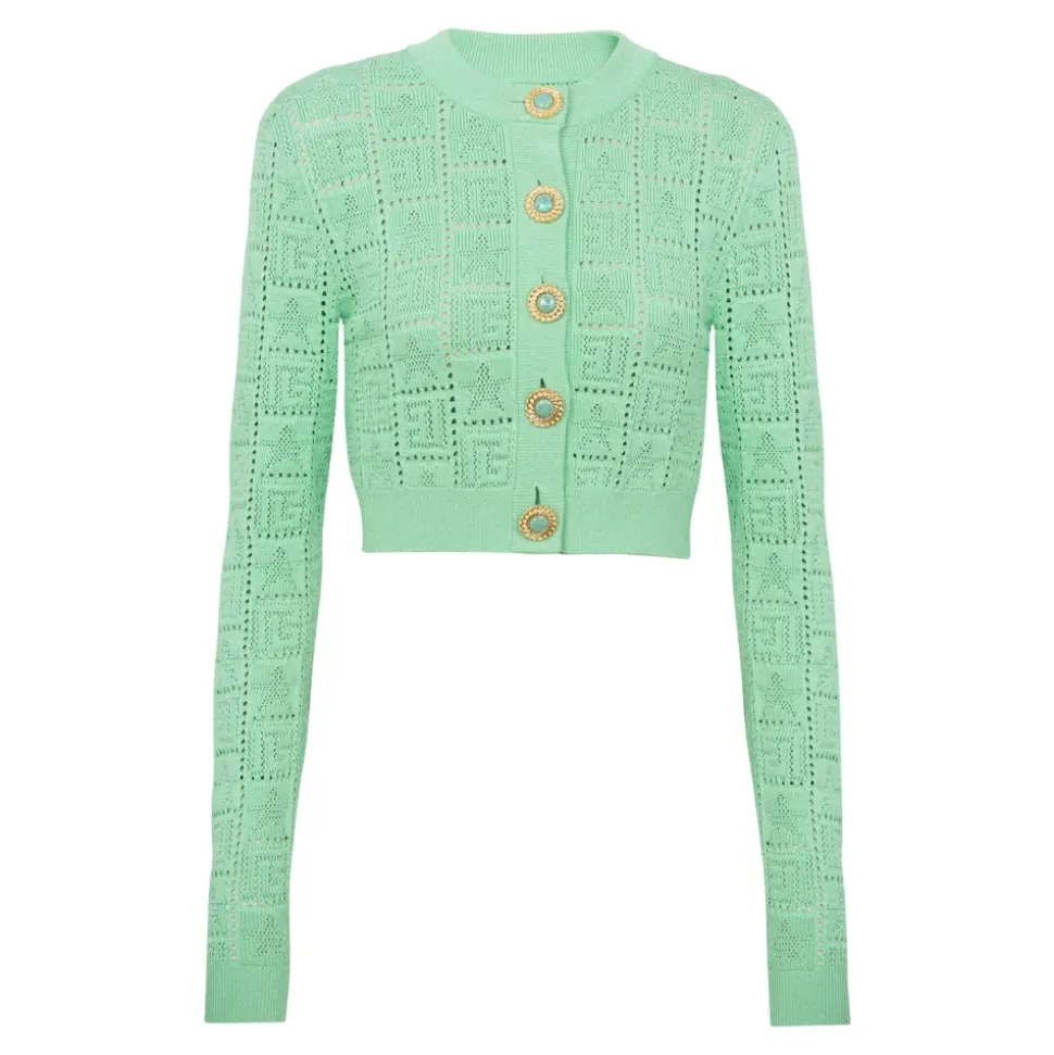 Monogram Strickjacke