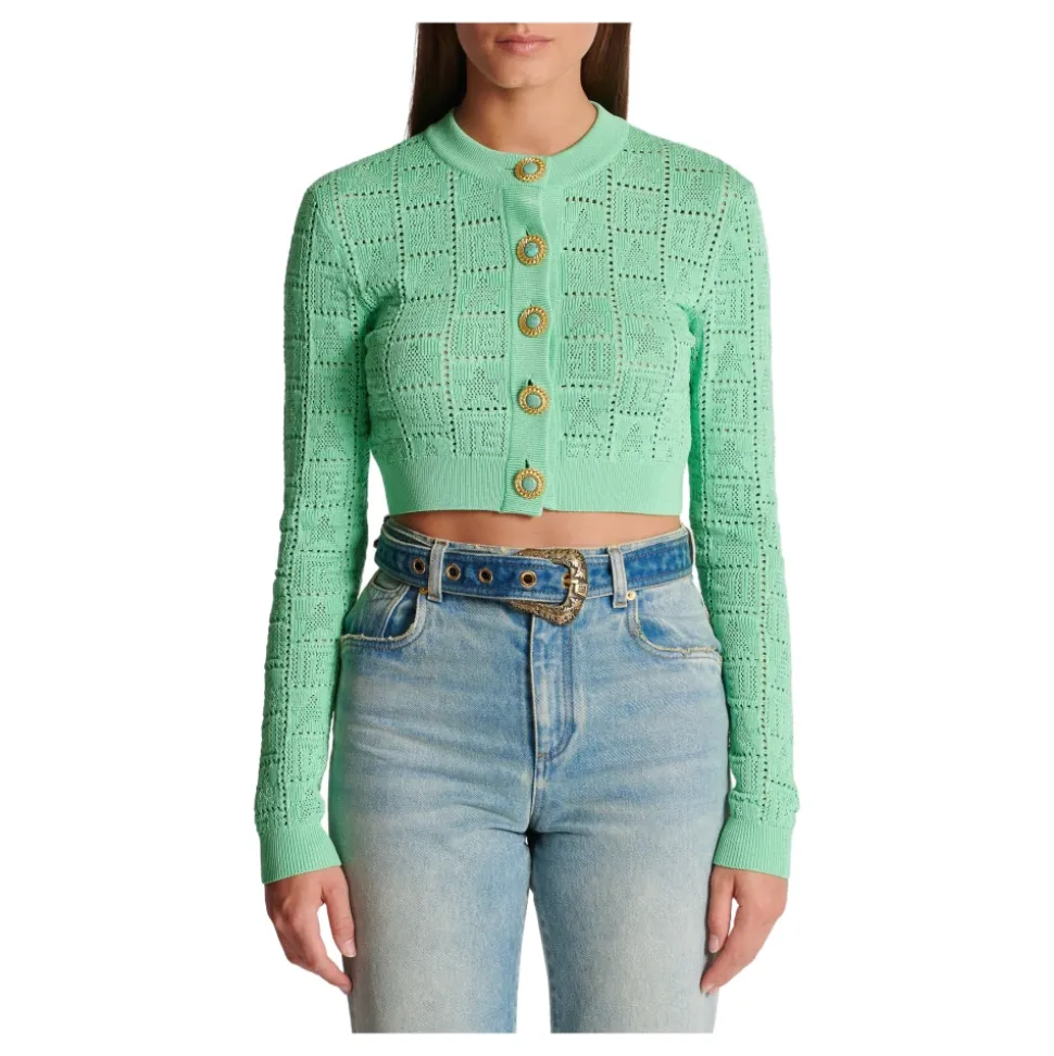 Monogram Strickjacke