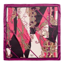 Multicolor Polyester Foulard Schal
