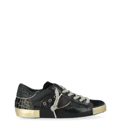 Niedrige Damensneakers in Gold