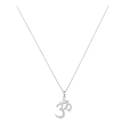 Om-Symbol Anhänger an Gliederkette