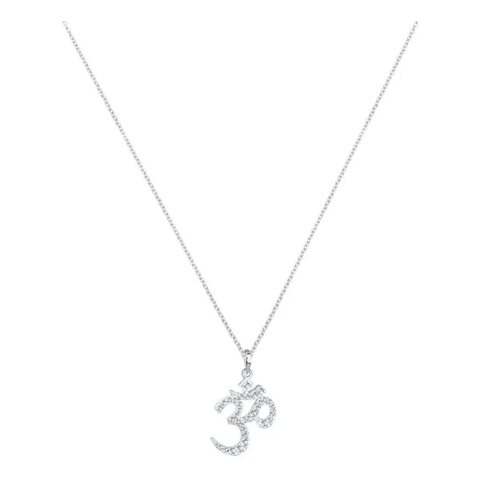 Om-Symbol Anhänger an Gliederkette