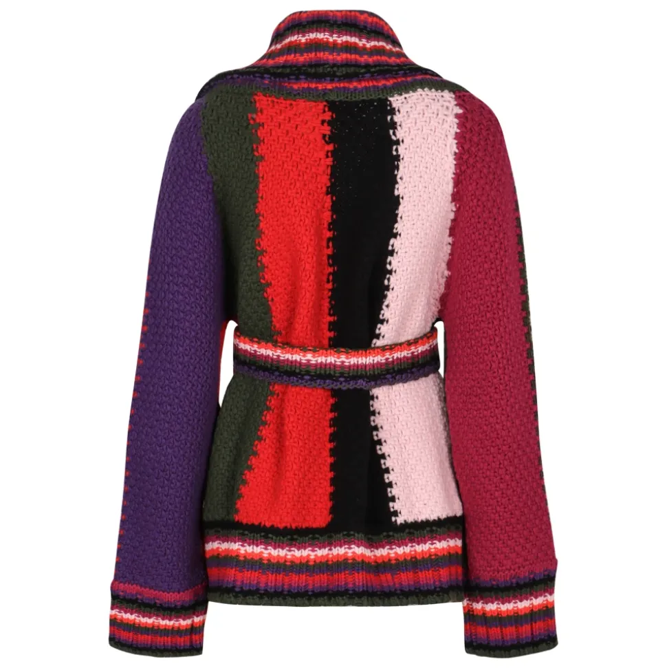 Oversized Colorblock Cardigan