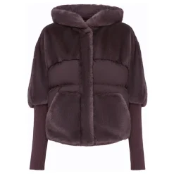 Oversized Jacke aus Kunstpelz