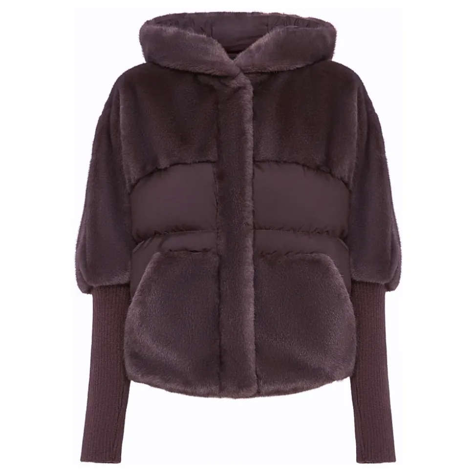 Oversized Jacke aus Kunstpelz