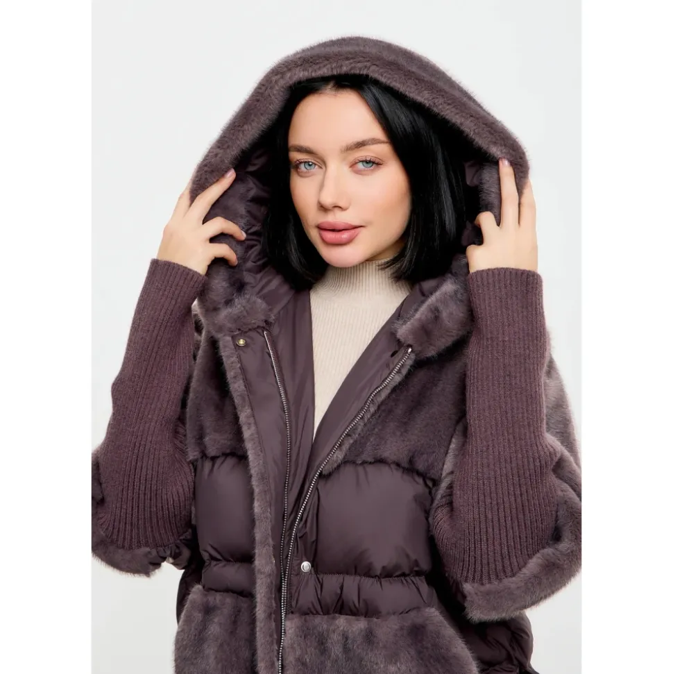 Oversized Jacke aus Kunstpelz