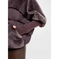 Oversized Jacke aus Kunstpelz