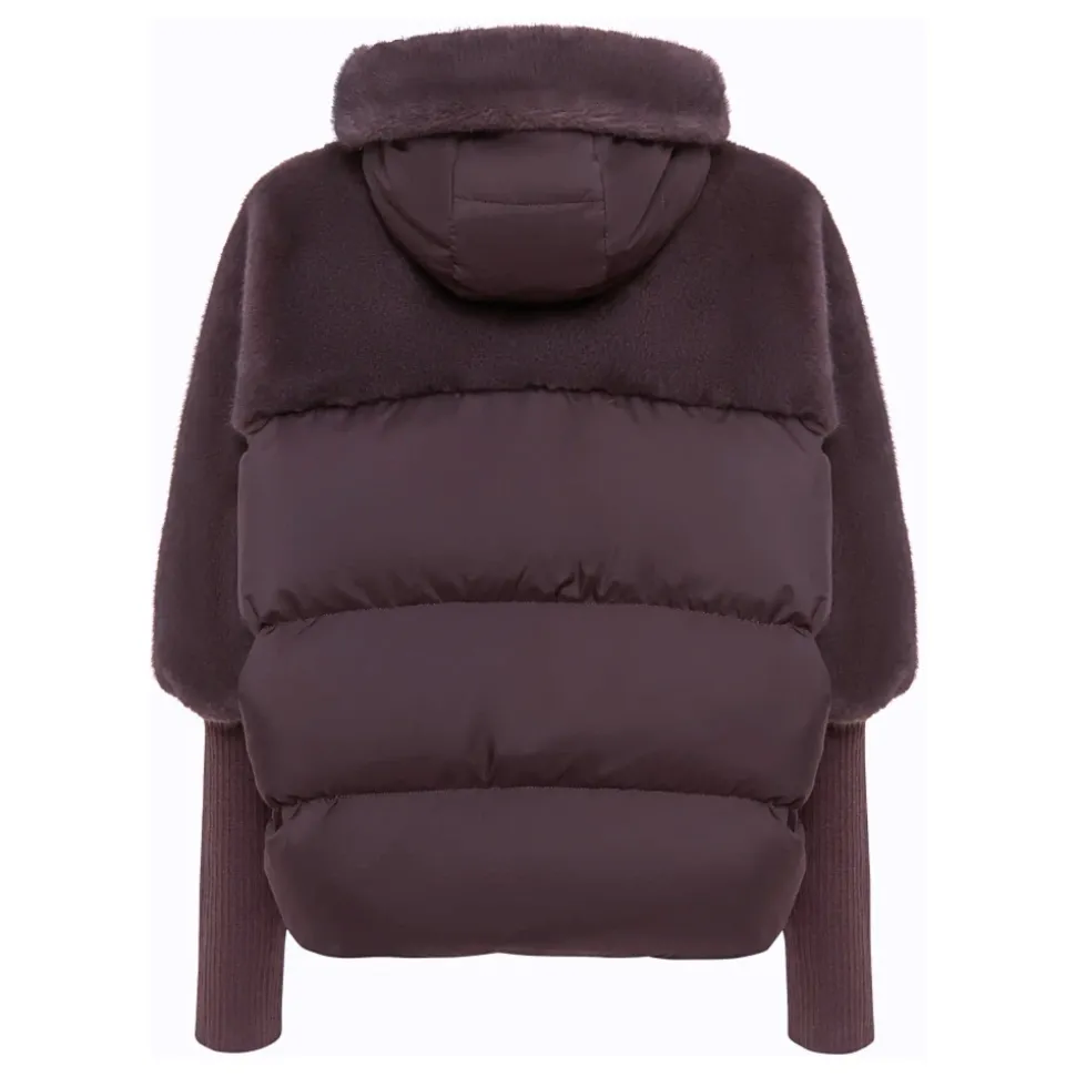 Oversized Jacke aus Kunstpelz