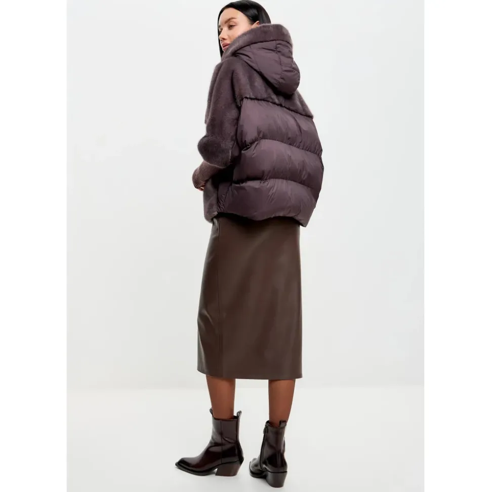 Oversized Jacke aus Kunstpelz