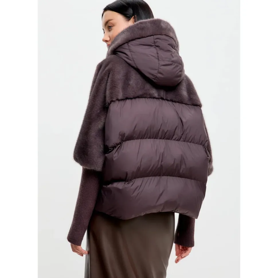 Oversized Jacke aus Kunstpelz