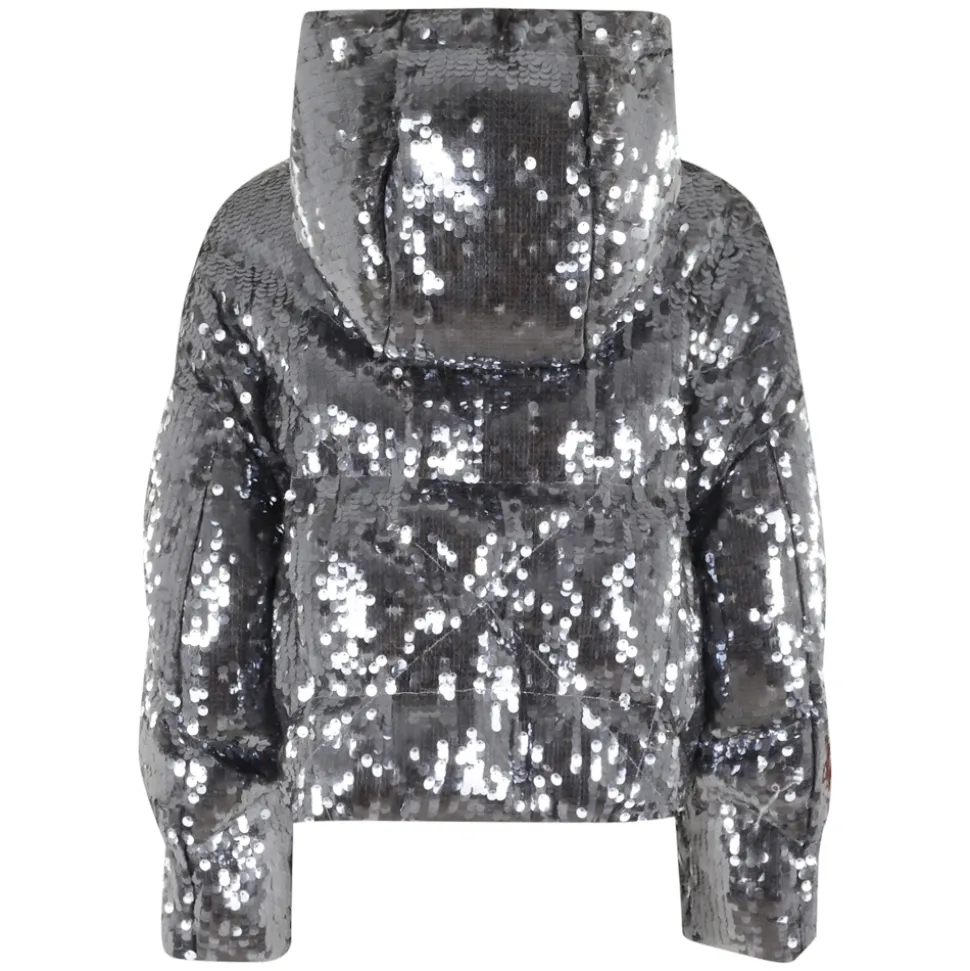 Pailletten Milano Jacke mit Reißverschluss