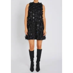 Paillettenbesetztes Mini-Partykleid