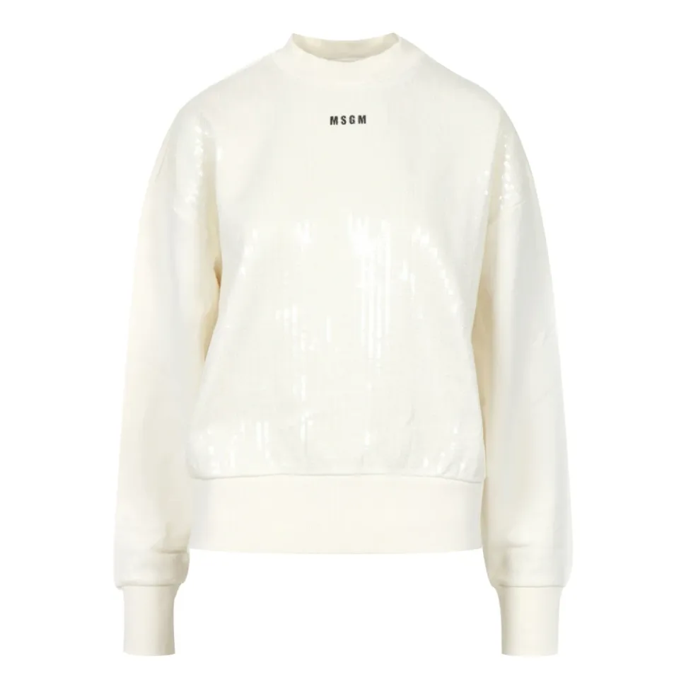 Pailletten-Sweatshirt
