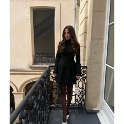 Paris Langarmkleid