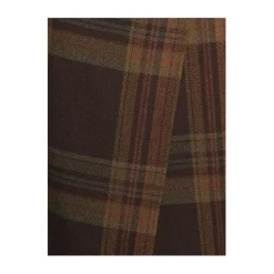 Plaid Wollgemisch-Midirrock