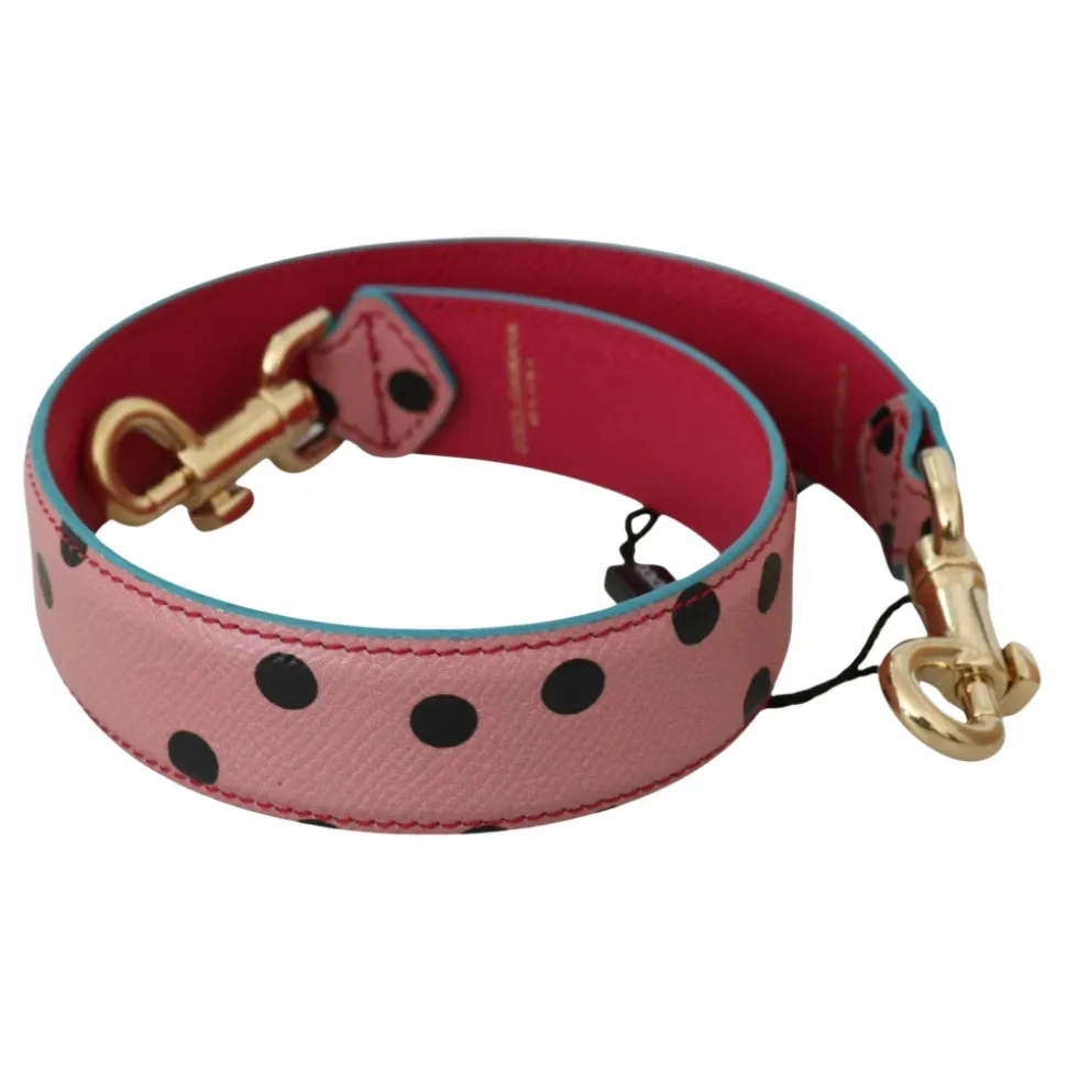 Polka Dot Leder-Schulterriemen