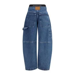 Prestyled Mid-Rise Oversized Jeans
