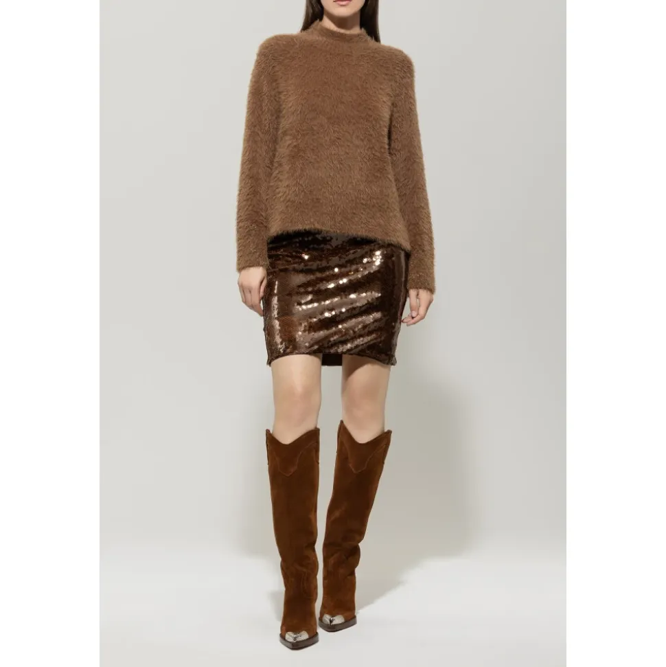 Pullover Langarm, walnut