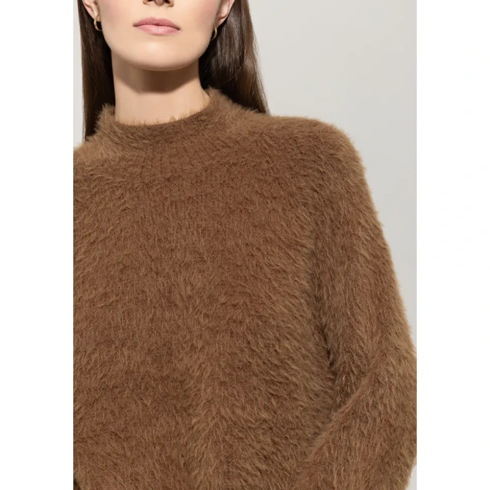 Pullover Langarm, walnut