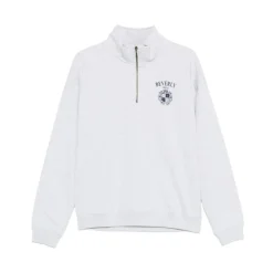 Quarter-Zip Sweatshirt mit Print