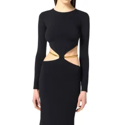 Red Carpet Strickkleid mit Juwelen-Schlange