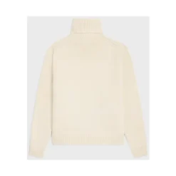 Rollkragenpullover aus nahtlosem Kaschmir