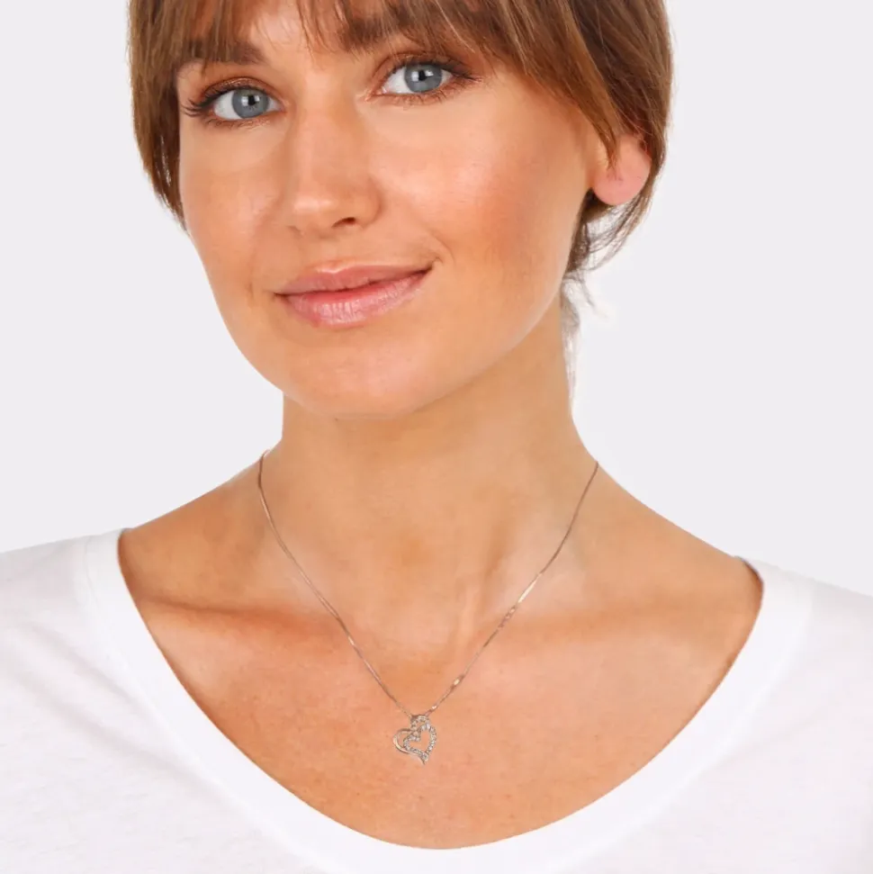 Romantic Heart Pendant Necklace