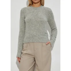 Rundhalsausschnitt Pullover