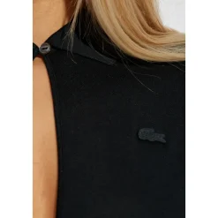 Runway Polo Kragen Seiden-Maxikleid