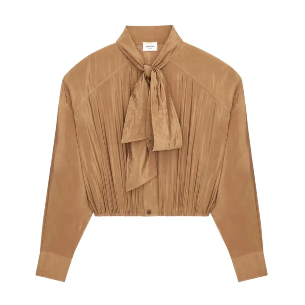 Saint Laurent Shirts Braun
