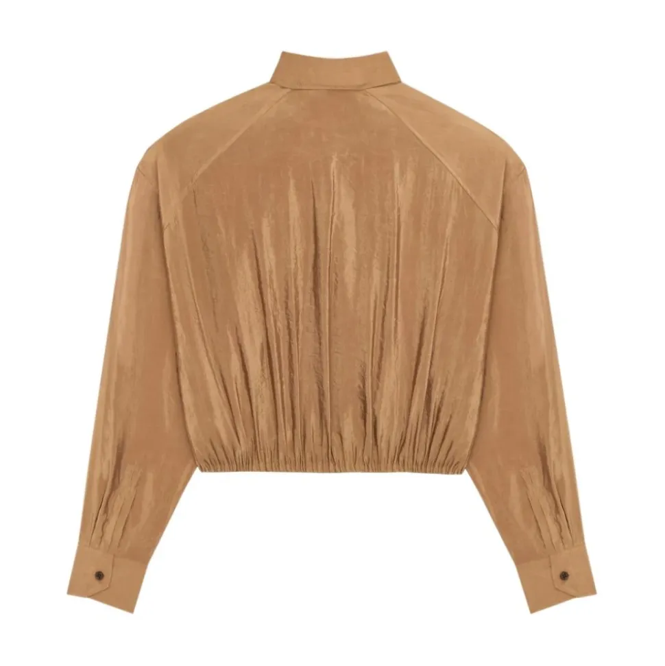 Saint Laurent Shirts Braun