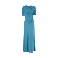 Satin Long Dress