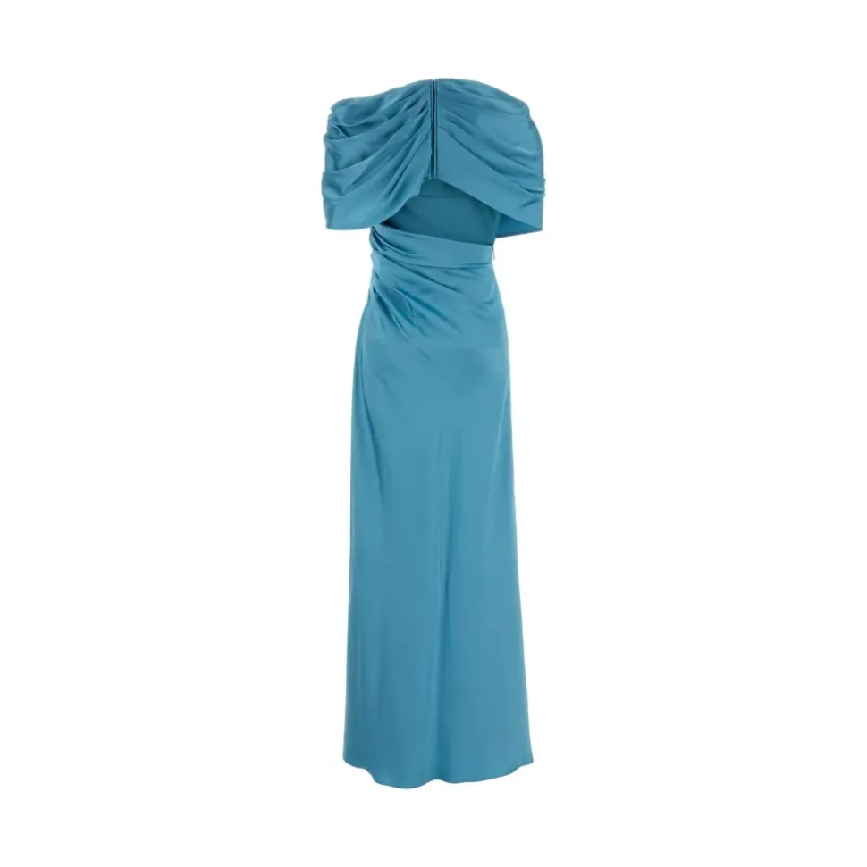Satin Long Dress