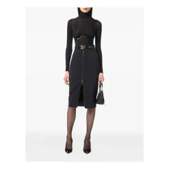 Schicker Schwarzer Rock AW25