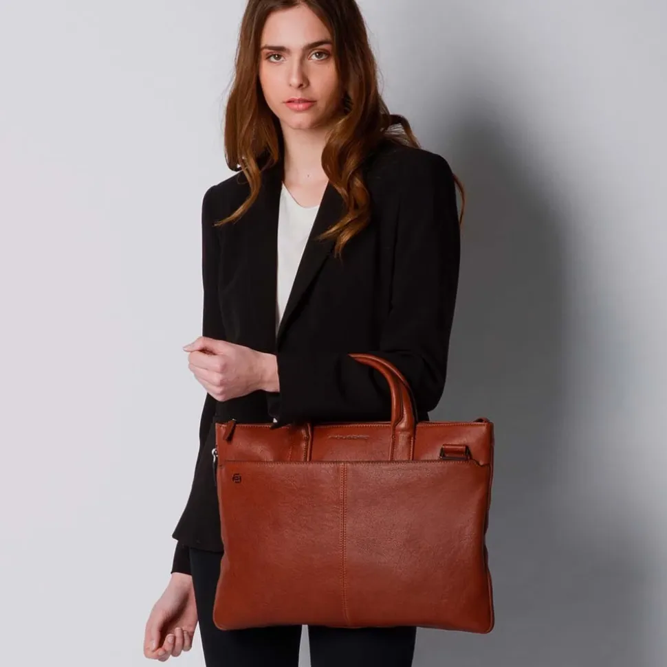 Schmale Laptoptasche 15 mit iPad®-Fach