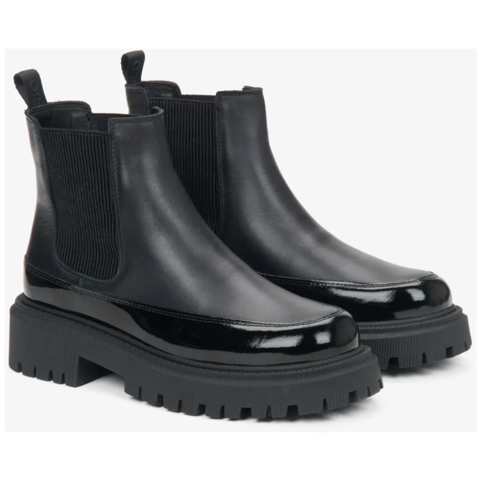 Schwarze Chelsea Boots