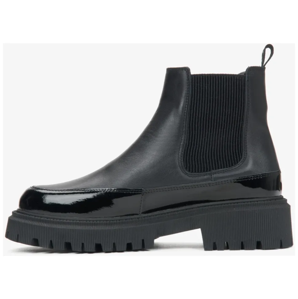 Schwarze Chelsea Boots
