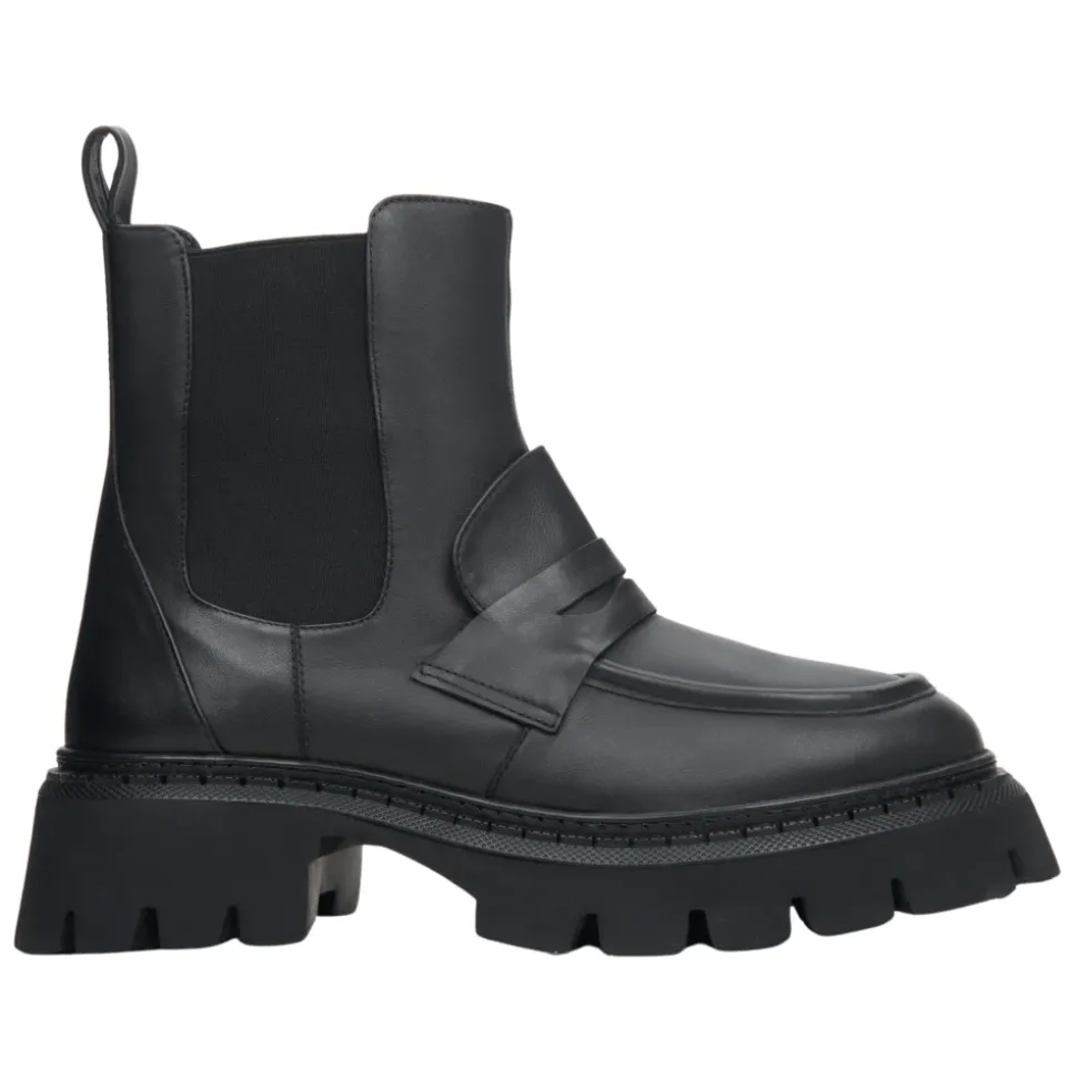 Schwarze Chelsea Boots aus Leder