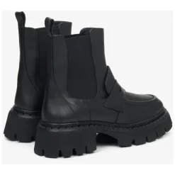 Schwarze Chelsea Boots aus Leder