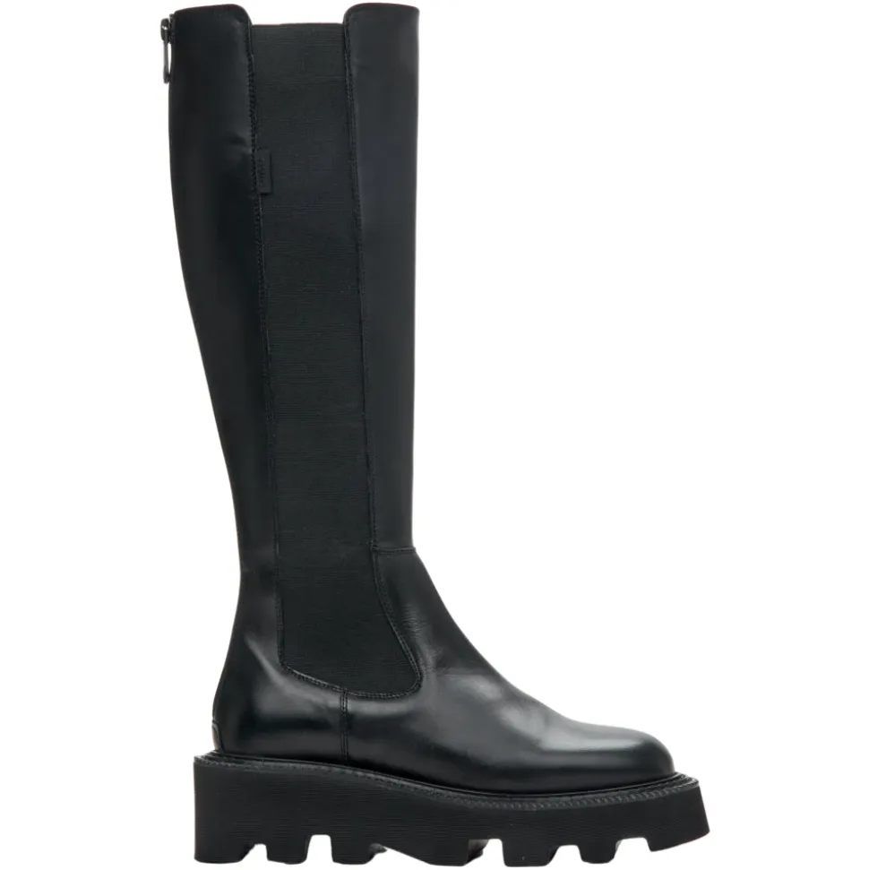 Schwarze Kniehohe Stiefel