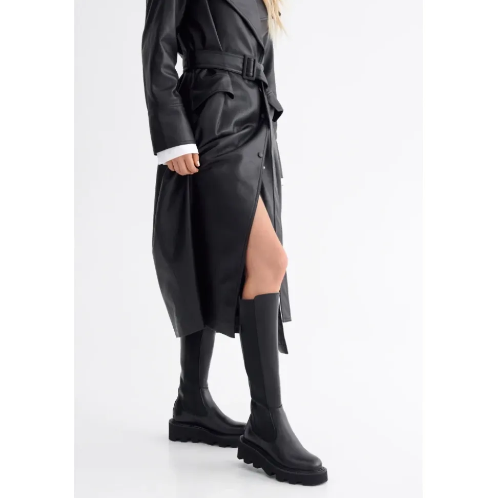 Schwarze Kniehohe Stiefel