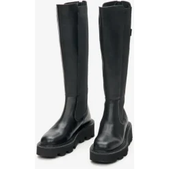 Schwarze Kniehohe Stiefel