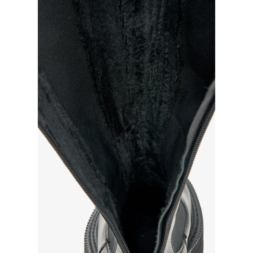 Schwarze Kniehohe Stiefel