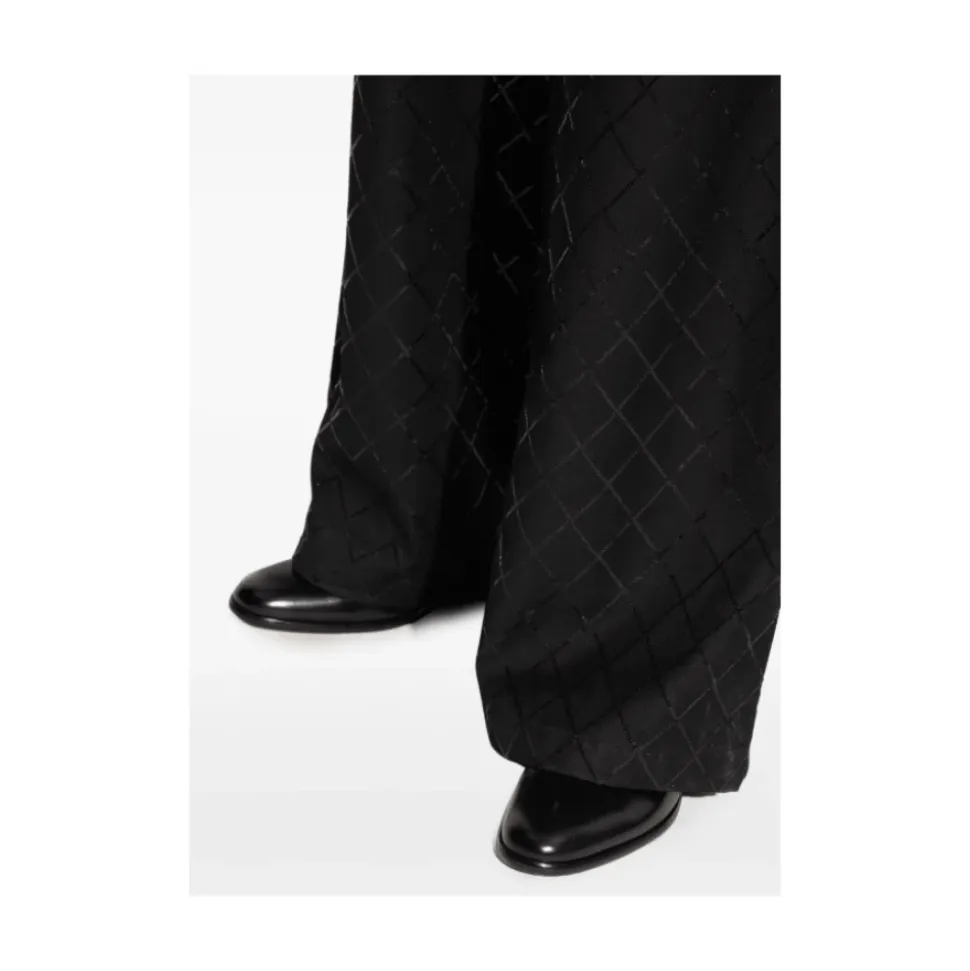 Schwarze Leder Oxford Schuhe Mandel Zehe