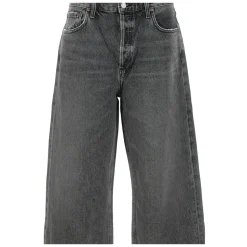 Schwarze Low Slung Baggy Jeans