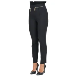 Schwarze Slim-Fit Knöchellange Hose