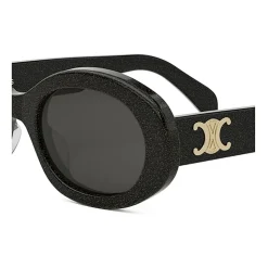 Schwarze Sonnenbrille stilvolles Damenaccessoire