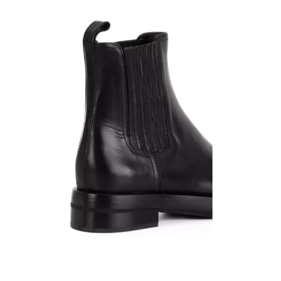 Schwarze Stiefel Damen Mode Trendy