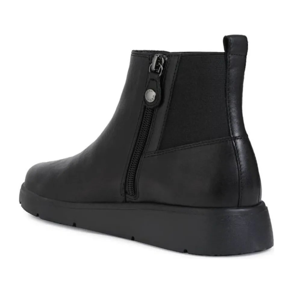 Schwarze Stiefeletten für Damen